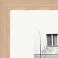 The Urban Matrix Framed print 21x29.7 cm / 8x12" Wood frame corner detail