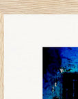 Web of Colours Framed print 21x29.7 cm / 8x12" Wood frame corner detail