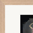 Never too Late Framed print 21x29.7 cm / 8x12" Wood frame corner detail