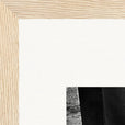 This is Where He Stood Framed print 21x29.7 cm / 8x12" Wood frame corner detail