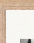 Synch'd Hands Framed print 21x29.7 cm / 8x12" Wood frame corner detail