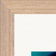 Around and Around Framed print 21x29.7 cm / 8x12" Wood frame corner detail