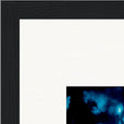 Bubbles and Sky Sticks Framed print 27x35 cm / 11x14″ Black frame corner detail