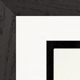 Little Secret Framed print 27x35 cm / 11x14″ Black frame corner detail