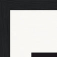 On the Road Framed print 27x35 cm / 11x14″ Black frame corner detail