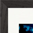 Bubbles and Sky Sticks Framed print 27x35 cm / 11x14″ Black frame corner detail