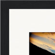 Cosmic Reflections Framed print 27x35 cm / 11x14″ Black frame corner detail