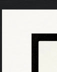 Little Secret Framed print 27x35 cm / 11x14″ Black frame corner detail