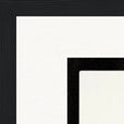 Little Secret Framed print 27x35 cm / 11x14″ Black frame corner detail
