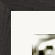 Cuba Girl Framed print 27x35 cm / 11x14″ Black frame corner detail
