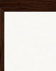 Indigo Sky Framed print 27x35 cm / 11x14″ Dark wood frame corner detail