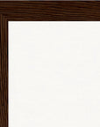 Underwater Flight Framed print 27x35 cm / 11x14″ Dark wood frame corner detail