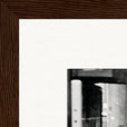 Old Star Framed print 27x35 cm / 11x14″ Dark wood frame corner detail
