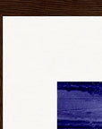 The Unwritten Path Framed print 27x35 cm / 11x14″ Dark wood frame corner detail
