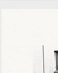 The Urban Matrix Framed print 27x35 cm / 11x14″ White frame corner detail