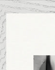 Synch'd Hands Framed print 27x35 cm / 11x14″ White frame corner detail
