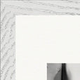 Synch'd Hands Framed print 27x35 cm / 11x14″ White frame corner detail