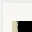 Shadow of Self Framed print 27x35 cm / 11x14″ White frame corner detail