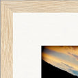 Cosmic Reflections Framed print 27x35 cm / 11x14″ Wood frame corner detail