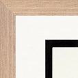 Little Secret Framed print 27x35 cm / 11x14″ Wood frame corner detail