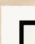 Little Secret Framed print 27x35 cm / 11x14″ Wood frame corner detail
