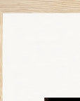 Face It Framed print 27x35 cm / 11x14″ Wood frame corner detail