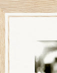 Cuba Girl Framed print 27x35 cm / 11x14″ Wood frame corner detail