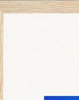 Nocturne Velvet Framed print 27x35 cm / 11x14″ Wood frame corner detail