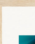 Around and Around Framed print 27x35 cm / 11x14″ Wood frame corner detail