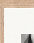 Synch'd Hands Framed print 27x35 cm / 11x14″ Wood frame corner detail