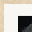 Never too Late Framed print 27x35 cm / 11x14″ Wood frame corner detail