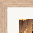 Blast Off Framed print 27x35 cm / 11x14″ Wood frame corner detail