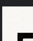 Little Secret Framed print 28x43 cm / XL (11x17″) Black frame corner detail