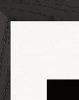 A Dreamer’s Strength Framed print 28x43 cm / XL (11x17″) Black frame corner detail