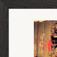 Blast Off Framed print 28x43 cm / XL (11x17″) Black frame corner detail
