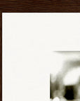 Cuba Girl Framed print 28x43 cm / XL (11x17″) Dark wood frame corner detail