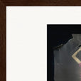 Never too Late Framed print 28x43 cm / XL (11x17″) Dark wood frame corner detail
