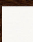 The Unwritten Path Framed print 28x43 cm / XL (11x17″) Dark wood frame corner detail