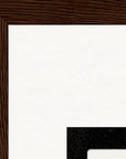 Little Secret Framed print 28x43 cm / XL (11x17″) Dark wood frame corner detail