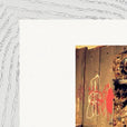 Blast Off Framed print 28x43 cm / XL (11x17″) White frame corner detail