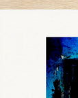 Web of Colours Framed print 28x43 cm / XL (11x17″) Wood frame corner detail