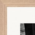 This is Where He Stood Framed print 28x43 cm / XL (11x17″) Wood frame corner detail