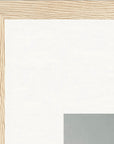 Everyday Hero Framed print 28x43 cm / XL (11x17″) Wood frame corner detail