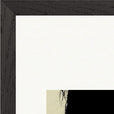 Shadow of Self Framed print A3 (29.7 x 42 cm) Black frame corner detail