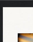 Cosmic Reflections Framed print A3 (29.7 x 42 cm) Black frame corner detail