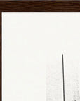 The Urban Matrix Framed print A3 (29.7 x 42 cm) Dark wood frame corner detail