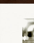 Cuba Girl Framed print A3 (29.7 x 42 cm) Dark wood frame corner detail