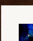 Web of Colours Framed print A3 (29.7 x 42 cm) Dark wood frame corner detail