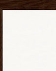 Around and Around Framed print A3 (29.7 x 42 cm) Dark wood frame corner detail
