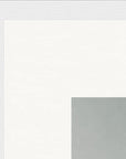 Everyday Hero Framed print A3 (29.7 x 42 cm) White frame corner detail